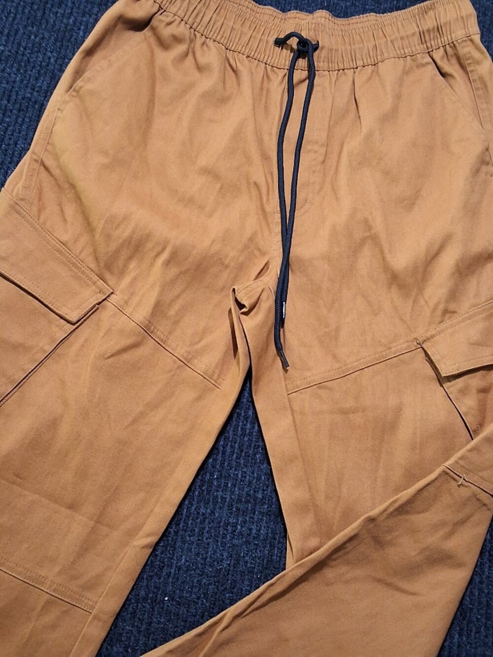 Rue21 Men's Brown Cargo Joggers Draw String Waist Sz M